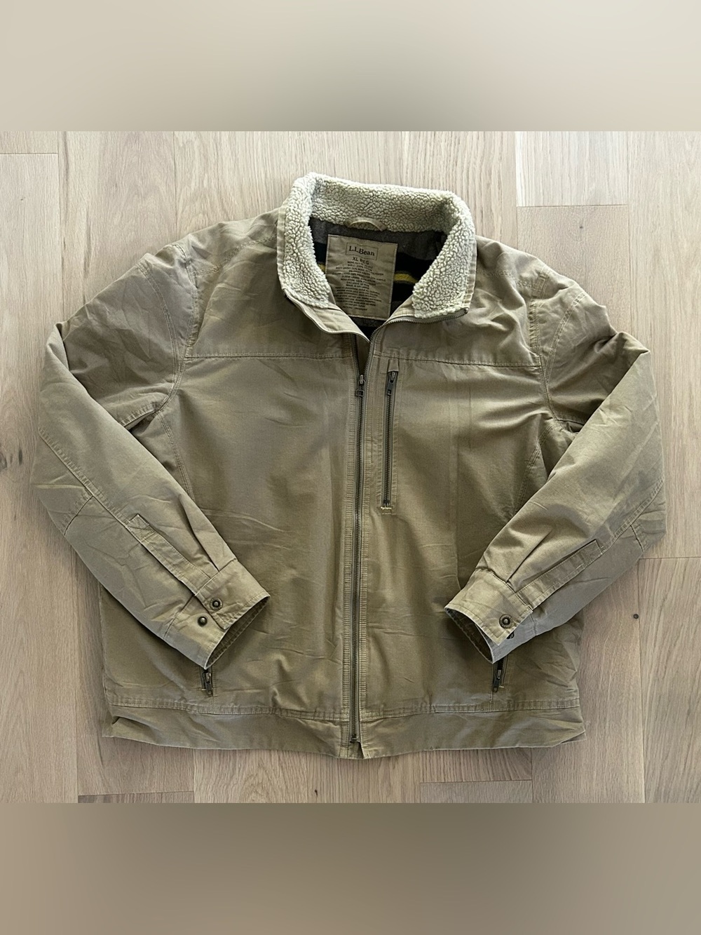 L.L.Bean Pine Ridge Blanket-Lined Field Jacket - Size XL REG